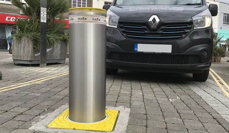 Automatic Rising Bollards – Truro, Cornwall County Council